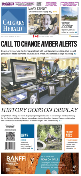 Cover of Calgary Herald