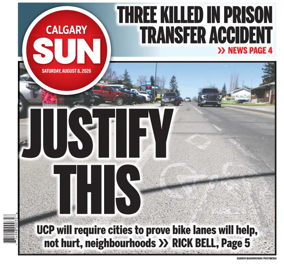 Cover of Calgary Sun
