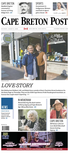 Cover of Cape Breton Post