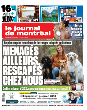 Cover of Le Journal de Montreal