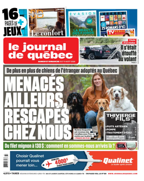 Cover of Le Journal de Quebec