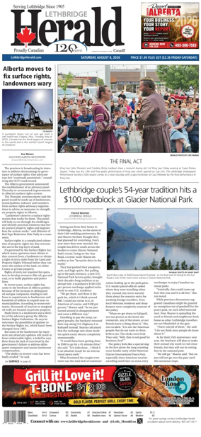 Cover of Lethbridge Herald