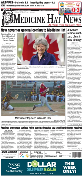 Cover of Medicine Hat News