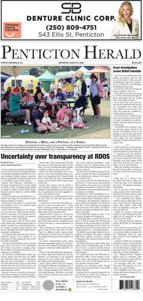 Cover of Penticton Herald
