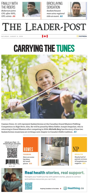 Cover of Regina Leader-Post