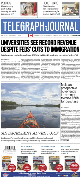 Cover of Telegraph-Journal