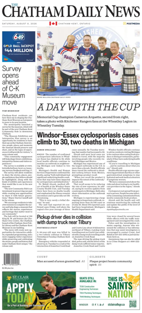 Cover of The Chatham Daily News