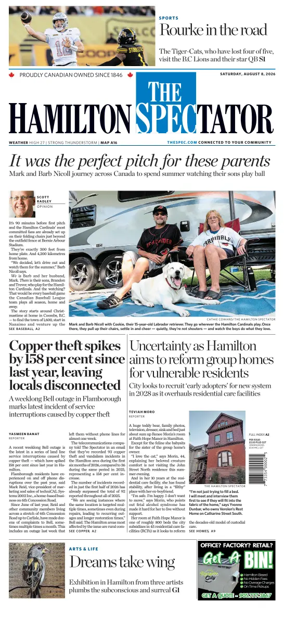 Cover of The Hamilton Spectator