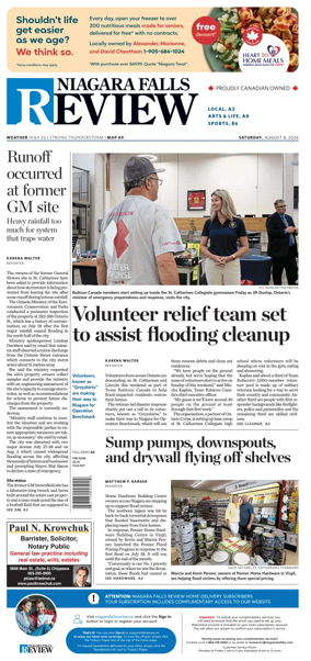 Cover of The Niagara Falls Review