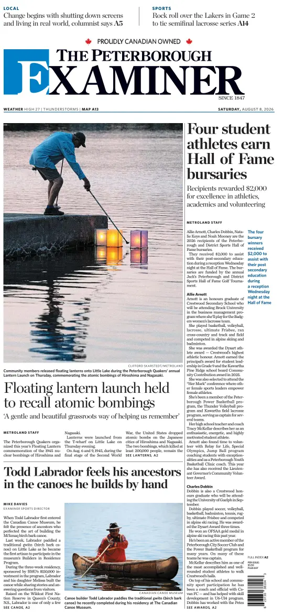 Cover of The Peterborough Examiner