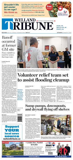 Cover of The Welland Tribune