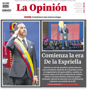 Cover of La Opinion