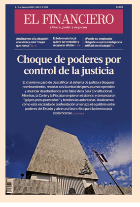 Cover of El Financiero (Costa Rica)