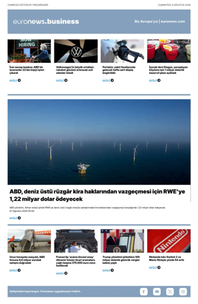 Cover of Euronews Business (Turkish) Compiled Editions