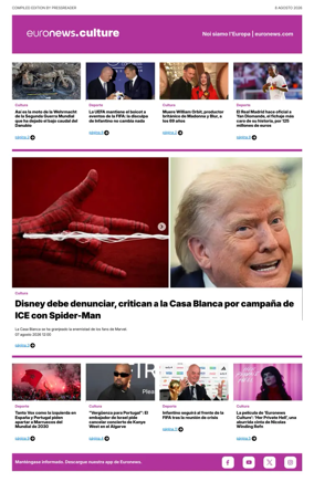 Cover of Euronews Culture and Sport (Spanish) Compiled Edition