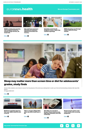 Cover of Euronews Health (English) Compiled Edition