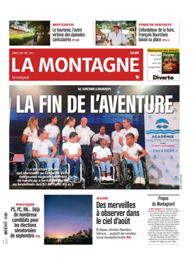 Cover of La Montagne (Vichy)