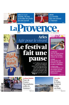 Cover of La Provence Arles