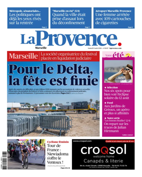 Cover of La Provence Marseille