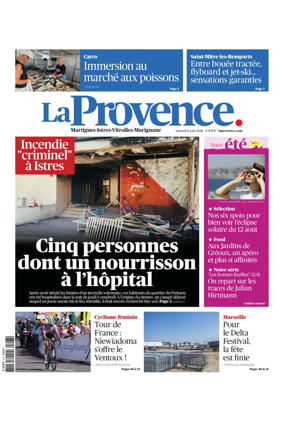 Cover of La Provence Martigues-Istres-Vitrolles-Marignane