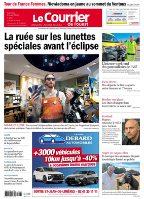 Cover of Le Courrier de l’Ouest (Nord Anjou)