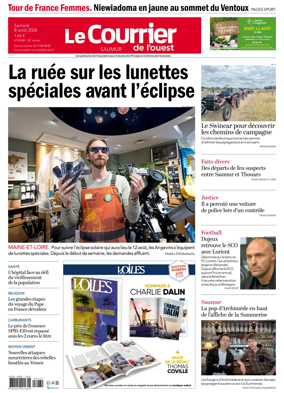 Cover of Le Courrier de l’Ouest (Saumur)