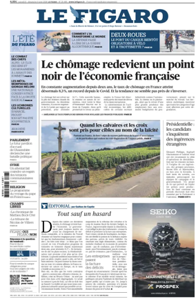 Cover of Le Figaro