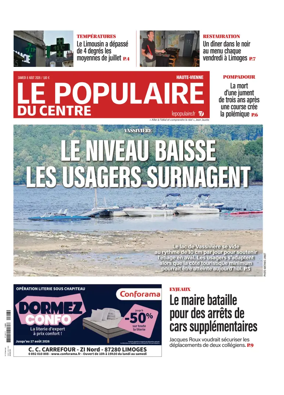 Cover of Le Populaire du Centre (Haute-Vienne)