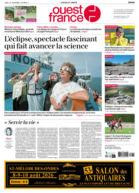 Cover of Ouest France (Dinan)