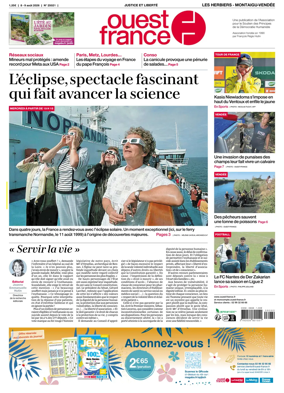 Cover of Ouest France (Les Herbiers / Montaigu)