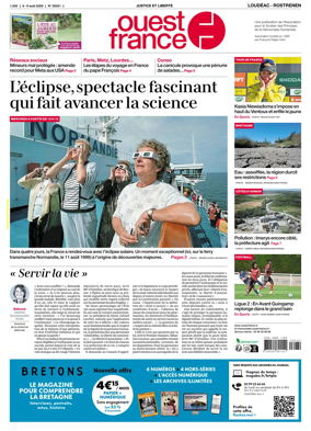 Cover of Ouest France (Loudeac / Rostrenen)