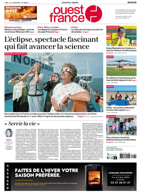 Cover of Ouest France (Manche)