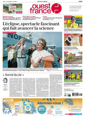 Cover of Ouest France (Orne)