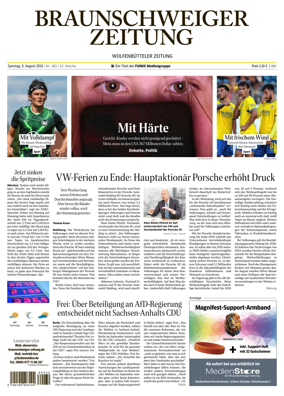 Cover of Braunschweiger Zeitung (Braunschweig)