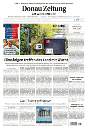 Cover of Donau Zeitung