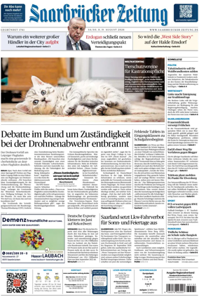Cover of Saarbruecker Zeitung