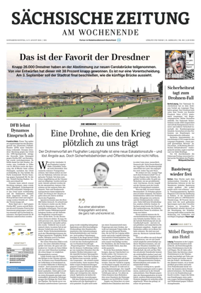 Cover of Sachsische Zeitung (Gorlitz & Niesky)