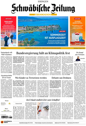 Cover of Schwabische Zeitung (Ehingen)