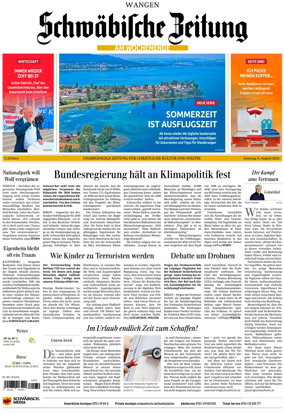 Cover of Schwabische Zeitung (Wangen)