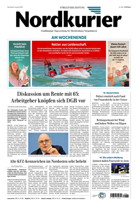 Cover of Strelitzer Zeitung