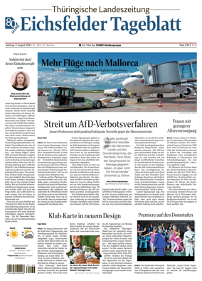 Cover of Thuringische Landeszeitung (Eichsfeld)