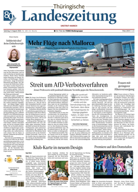 Cover of Thuringische Landeszeitung (Unstrut-Hainich-Kreis)