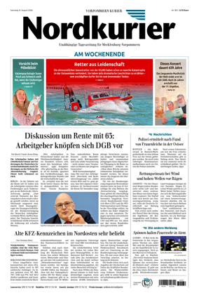 Cover of Vorpommern Kurier (Anklam)