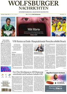 Cover of Wolfsburger Nachrichten (Wolfsburg-Gifhorn)