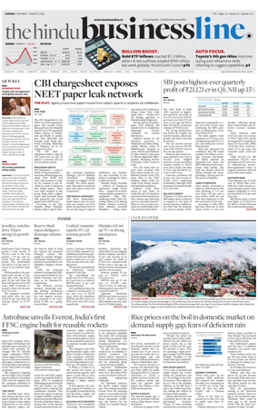 Cover of BusinessLine (Chennai)