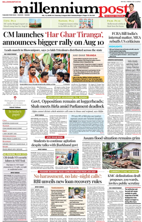 Cover of Millennium Post (Kolkata)