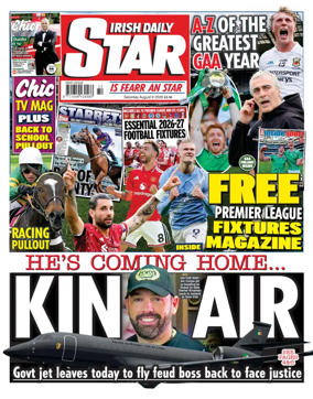 Cover of Irish Daily Star