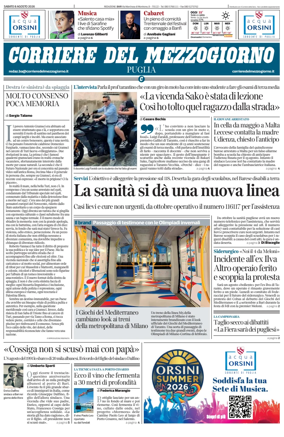 Cover of Corriere del Mezzogiorno (Puglia)