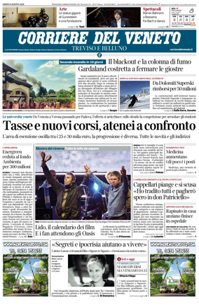Cover of Corriere del Veneto (Treviso e Belluno)