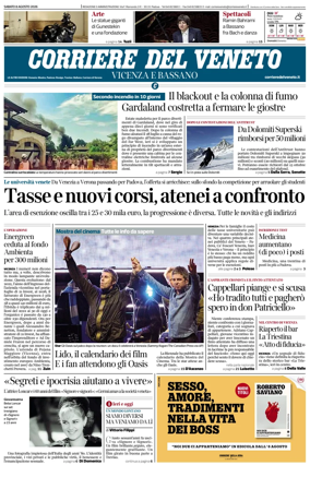 Cover of Corriere del Veneto (Vicenza e Bassano)